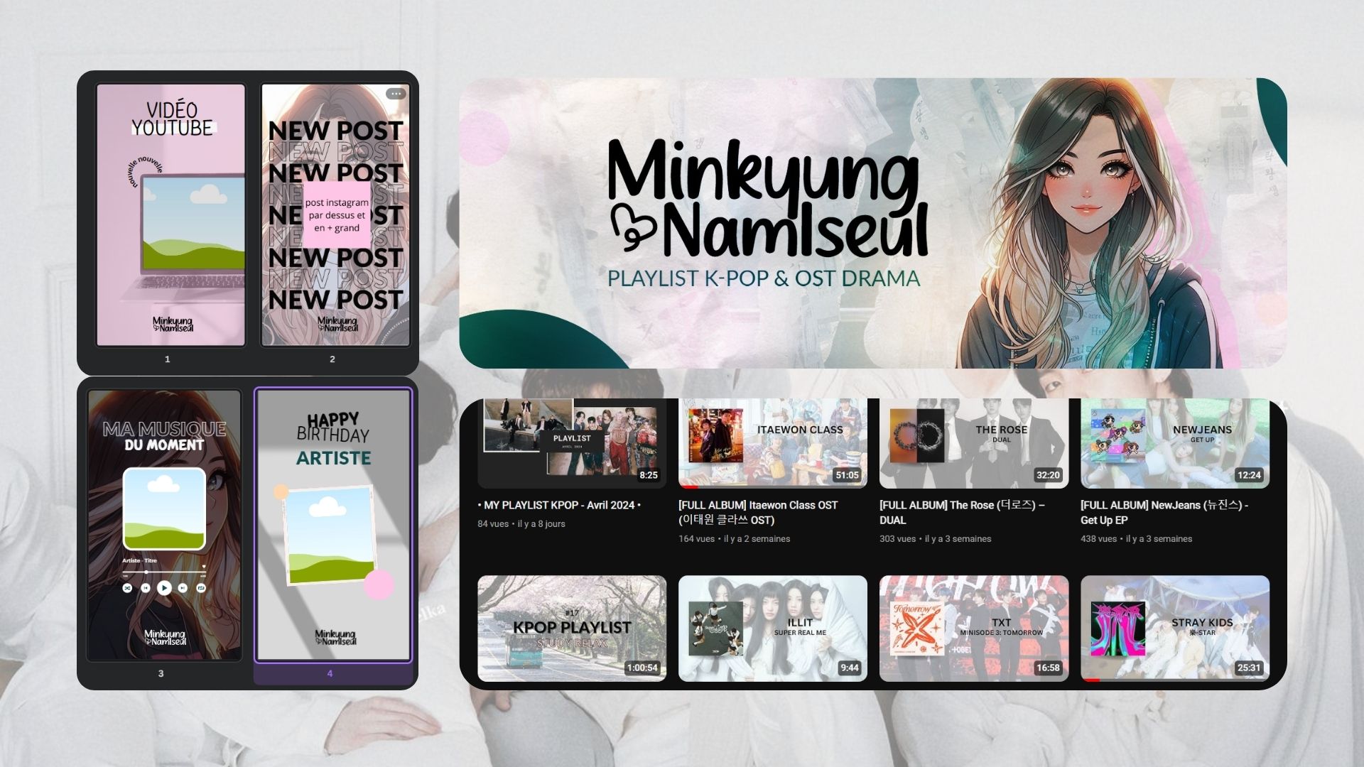 Minkyung Namiseul, projet de branding et d'identité visuelle par Killy Rousseau — visuel 2 sur 3